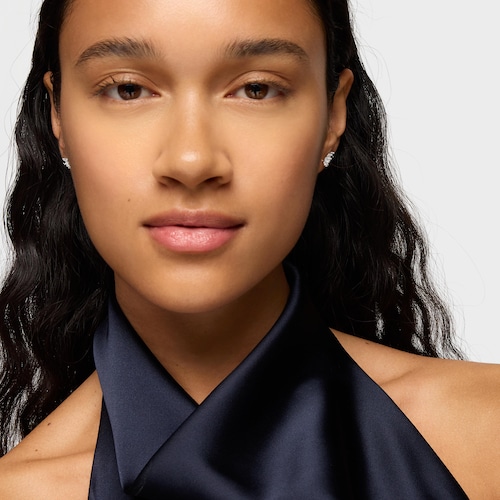 Aretes trepadores con oso de plata y espinela negra Cachito Mío