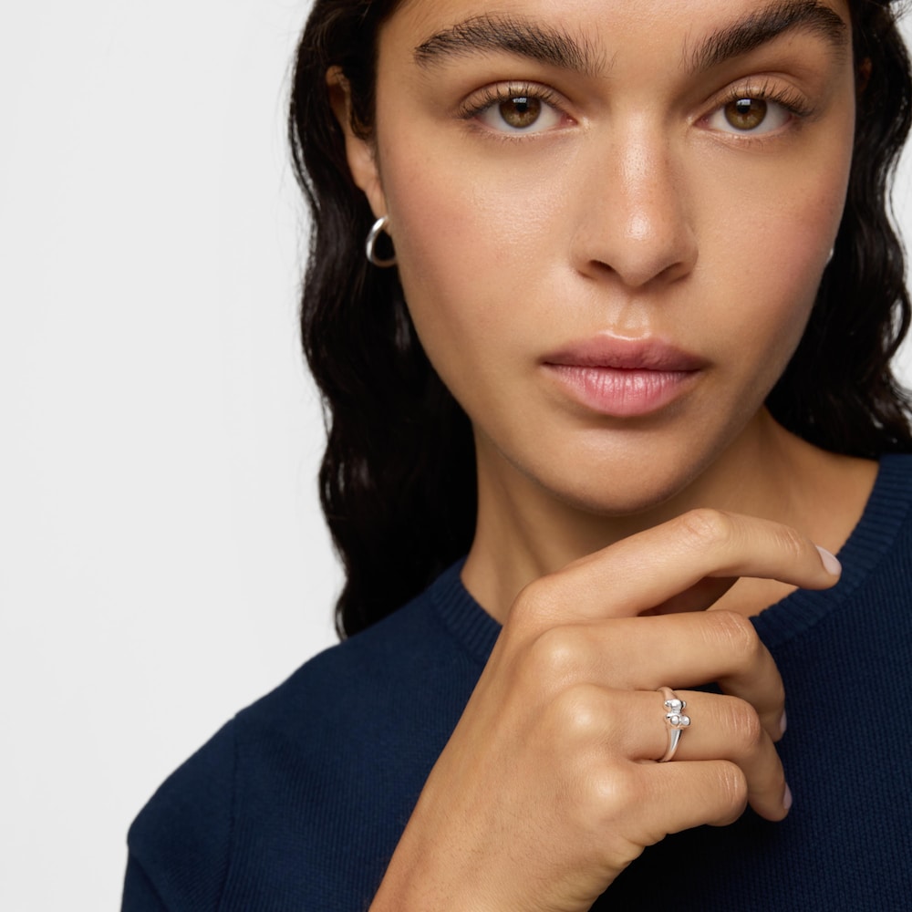 Anillo de plata motivo oso Cachito M&iacute;o