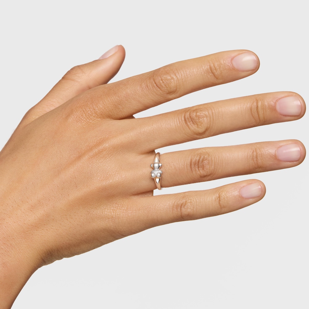 Anillo de plata motivo oso Cachito M&iacute;o