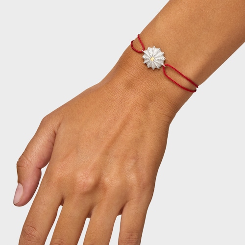 Two-tone and red nylon Bracelet TOUS Grain Arrecife de Coral