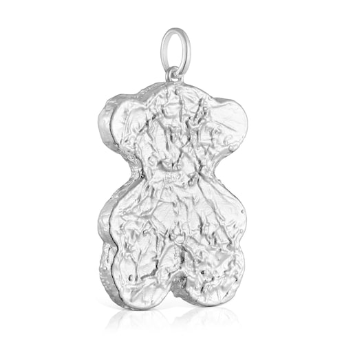 Colgante grande de plata oso bombón Sweet Dolls