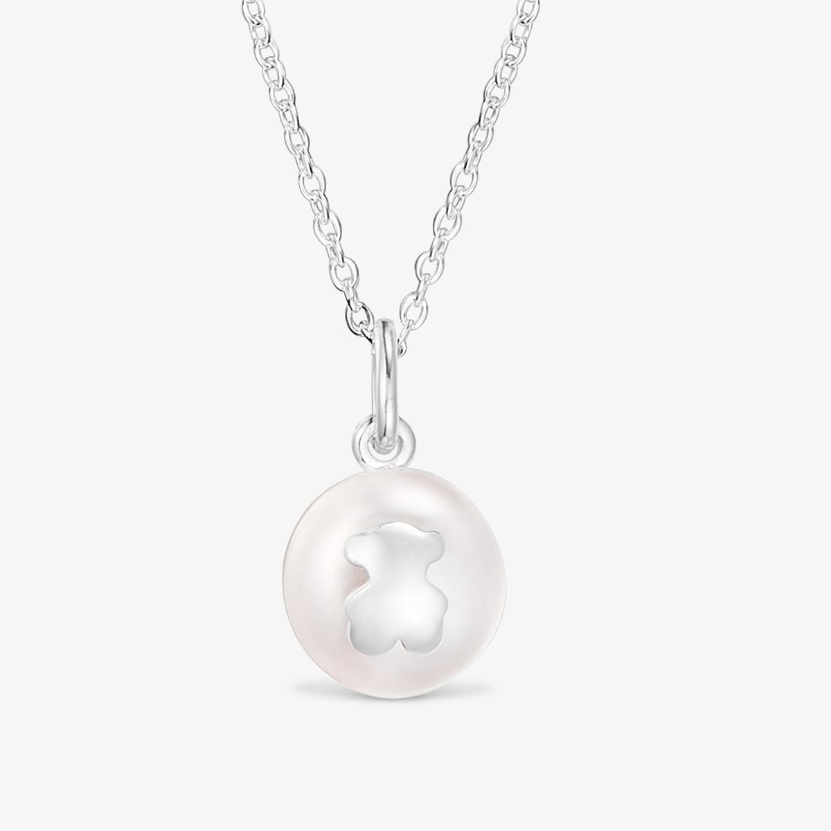 Tous - Collar Corto De Plata Y Perla Cultivada De Agua Dulce 10,5 Mm Icon Pearl - Blanco