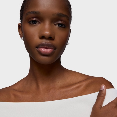 Pendientes triple perla y plata Icon Pearl