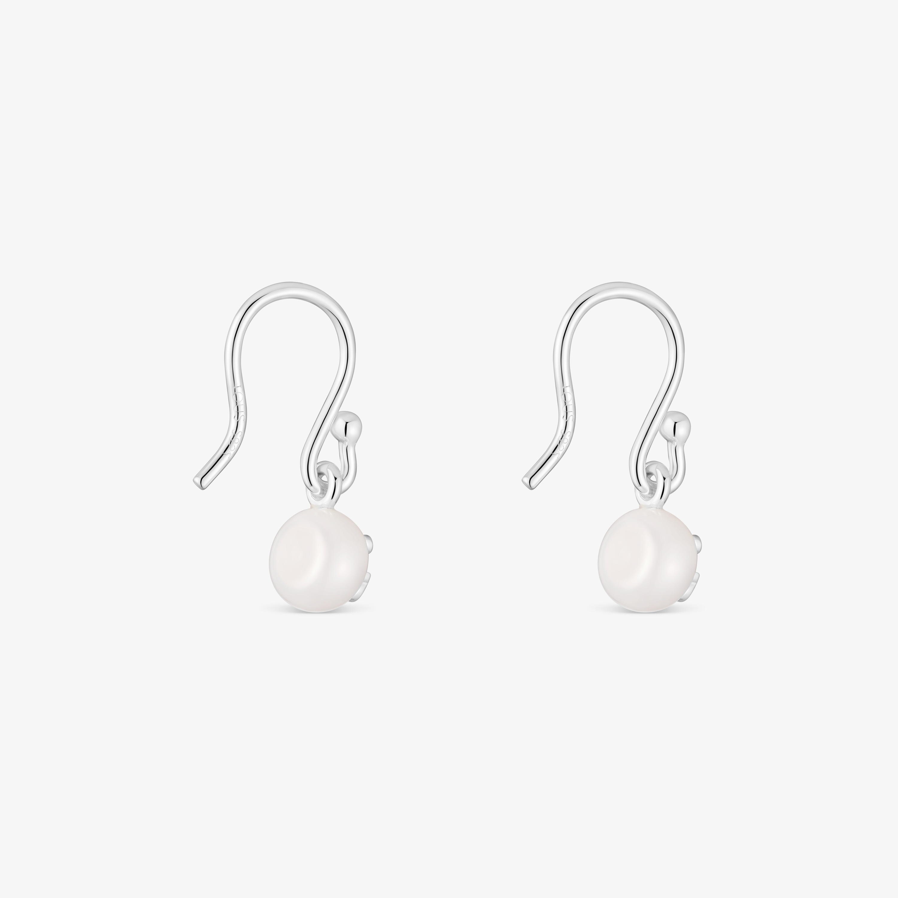 Short silver and cultured pearl Earrings TOUS Icon Pearl