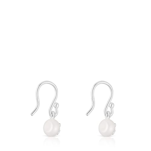 Pendientes cortos de plata y perlas cultivadas Icon Pearl