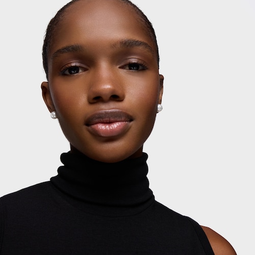 Pendientes de plata y perlas cultivadas 10,5 mm Icon Pearl