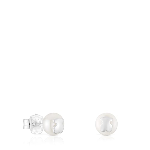 Pendientes de plata y perlas cultivadas 6 mm Icon Pearl