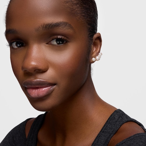 Pendientes de plata y perlas cultivadas 6 mm Icon Pearl