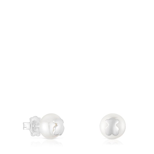 Pendientes de plata y perlas cultivadas 8,5 mm Icon Pearl