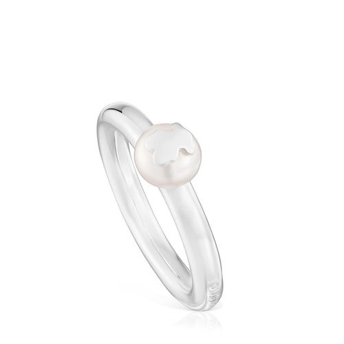 Anillo de plata y perla cultivada Icon Pearl