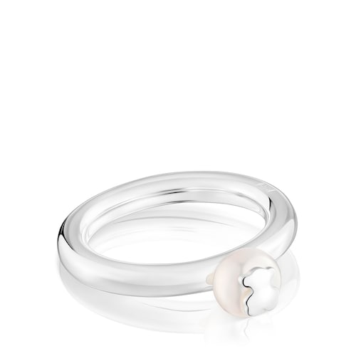 Anillo de plata y perla cultivada Icon Pearl