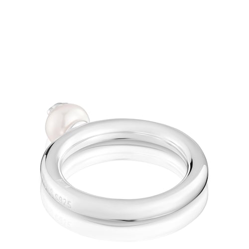 Anillo de plata y perla cultivada Icon Pearl