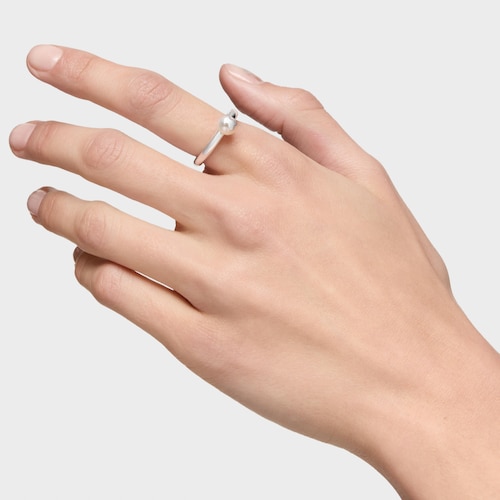 Anillo de plata y perla cultivada Icon Pearl