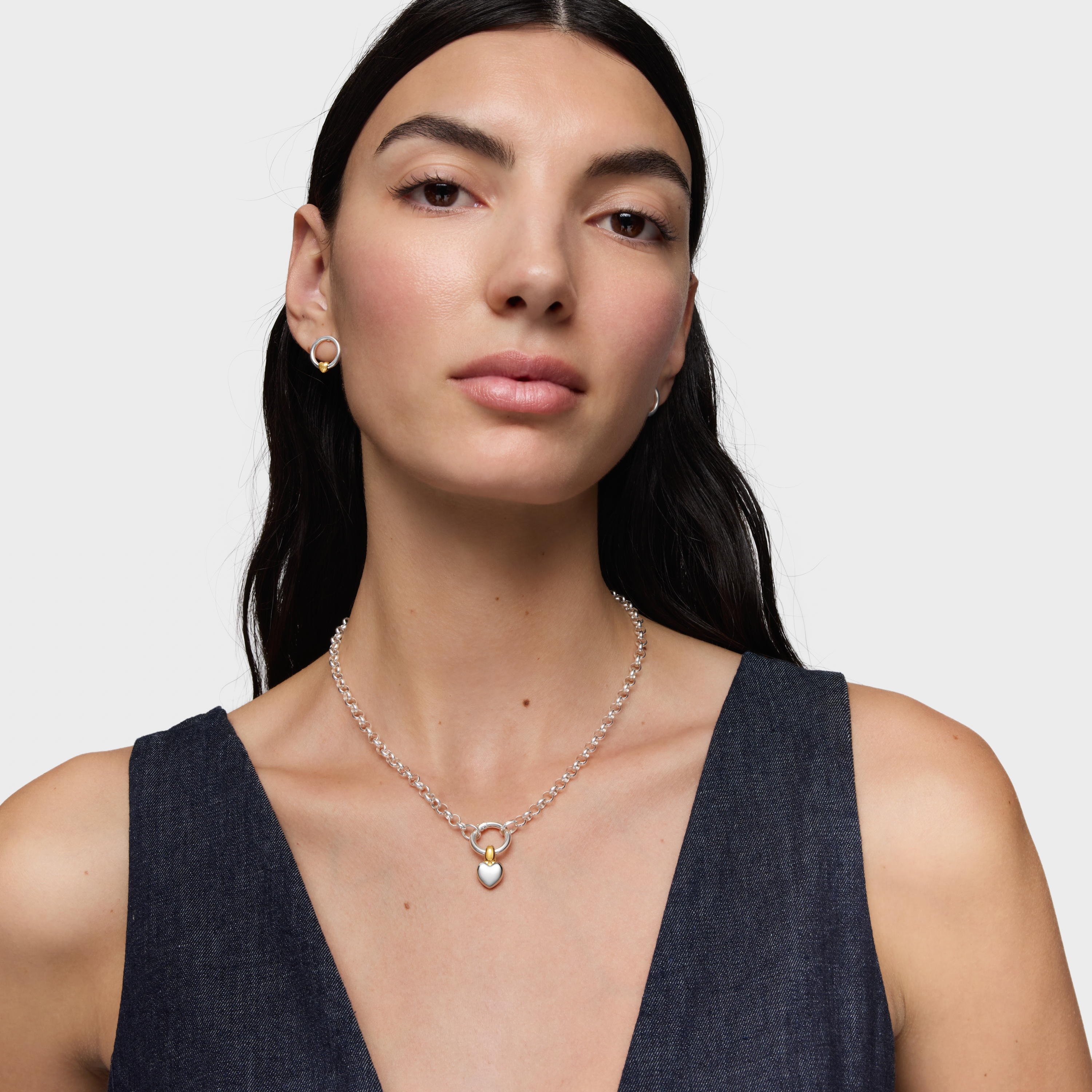Two-tone heart-motif Pendant TOUS Flechazo
