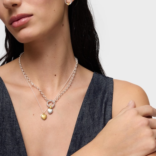 Two-tone heart-motif Pendant TOUS Flechazo