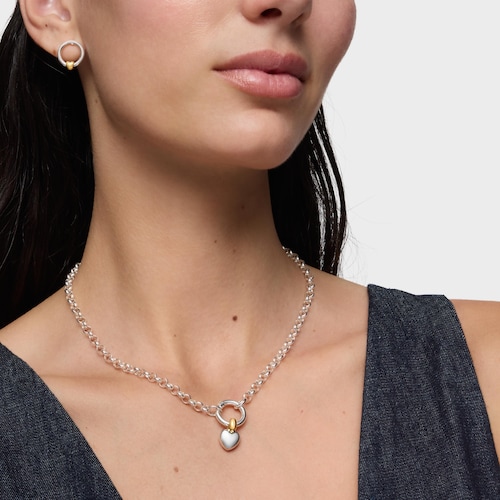 Two-tone heart-motif Pendant TOUS Flechazo