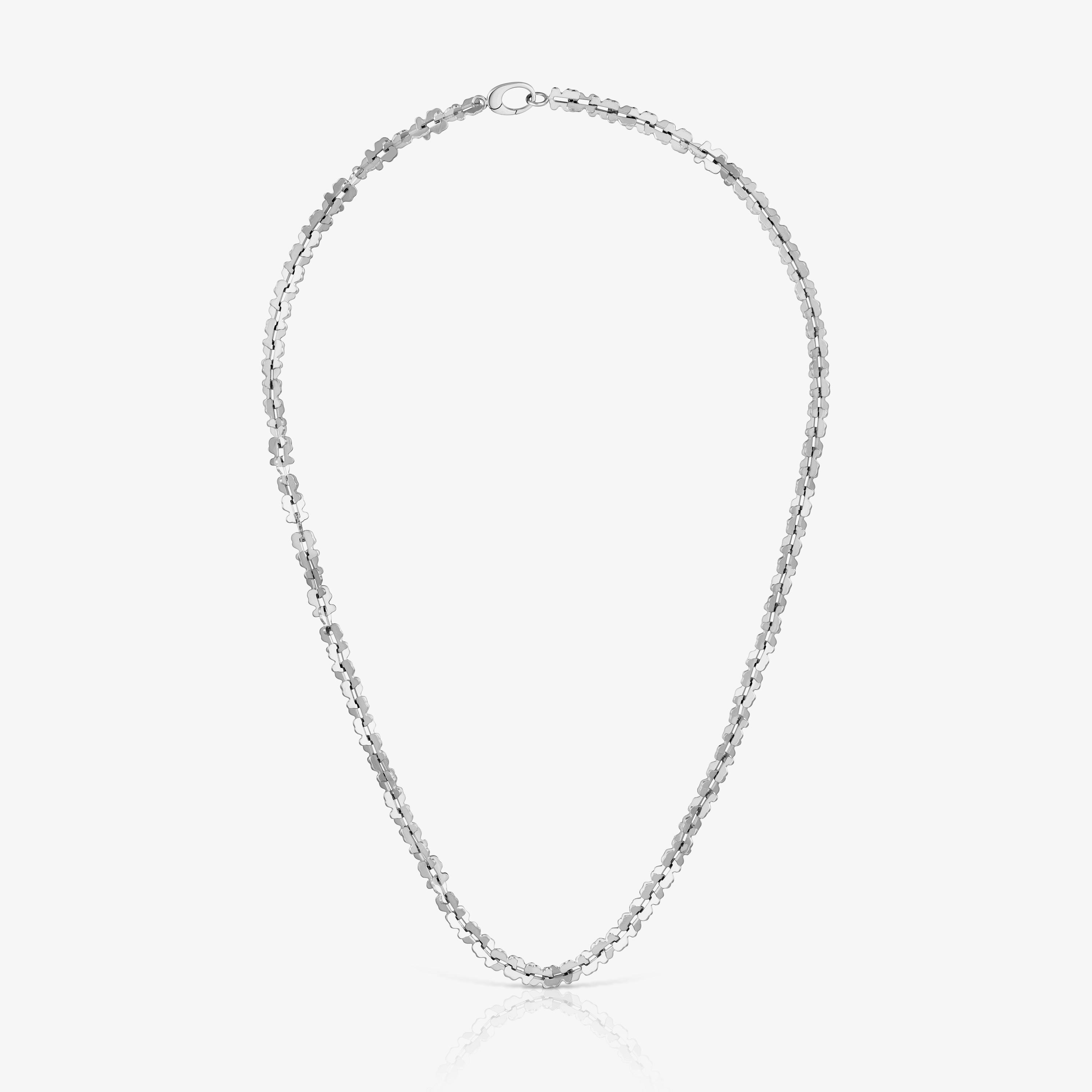 Short steel Necklace with bear motifs TOUS Carrusel