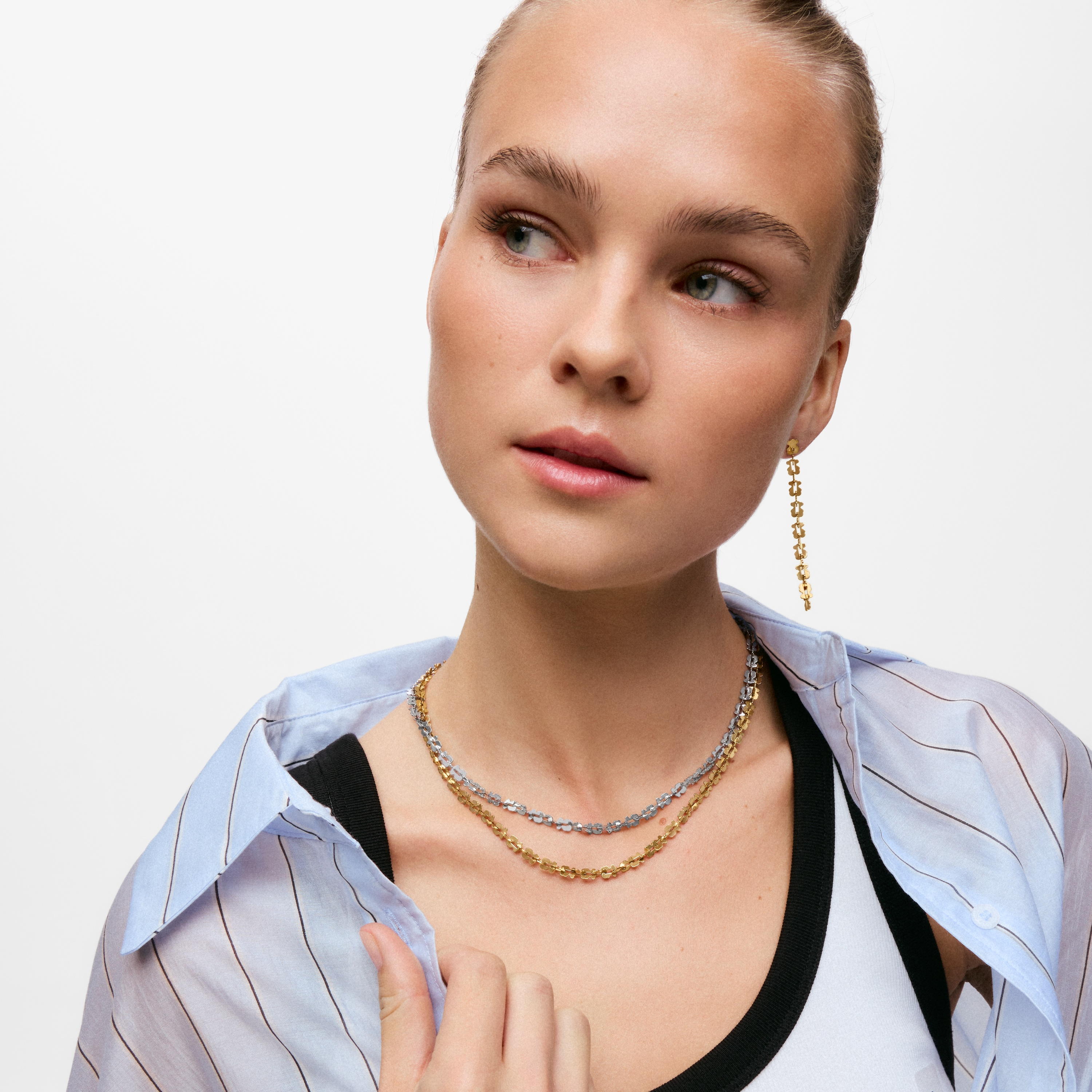 Short steel Necklace with bear motifs TOUS Carrusel