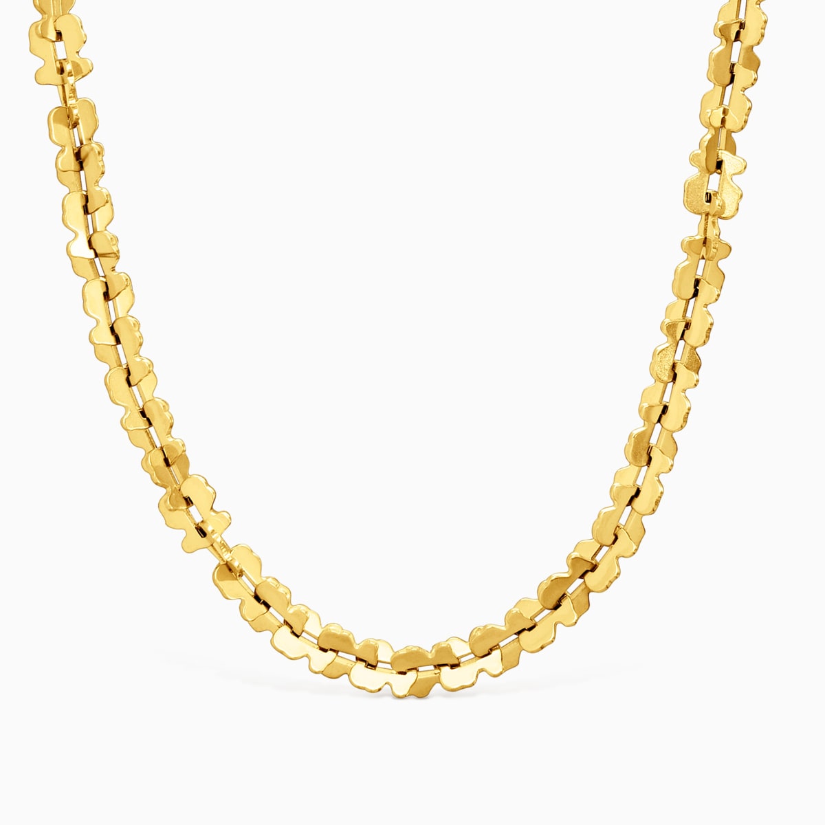 Tous - Collar Corto De Acero En Color Dorado Con Motivos Oso Carrusel - Dorado