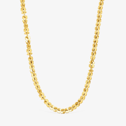 Short gold-colored steel Necklace with bear motifs TOUS Carrusel