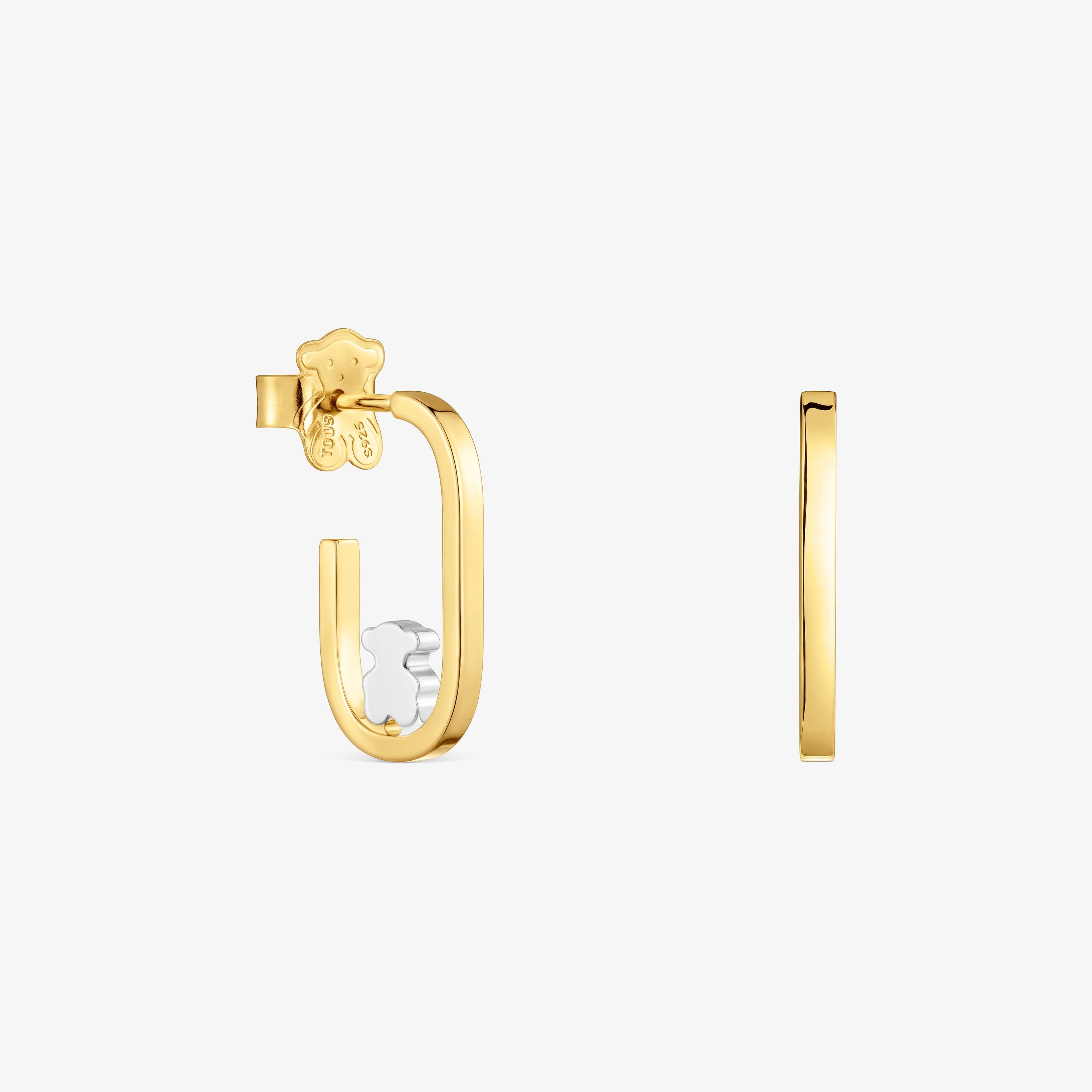 Two-tone Hoop earrings TOUS Camille