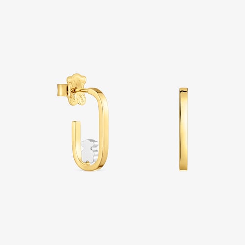 Two-tone Hoop earrings TOUS Camille