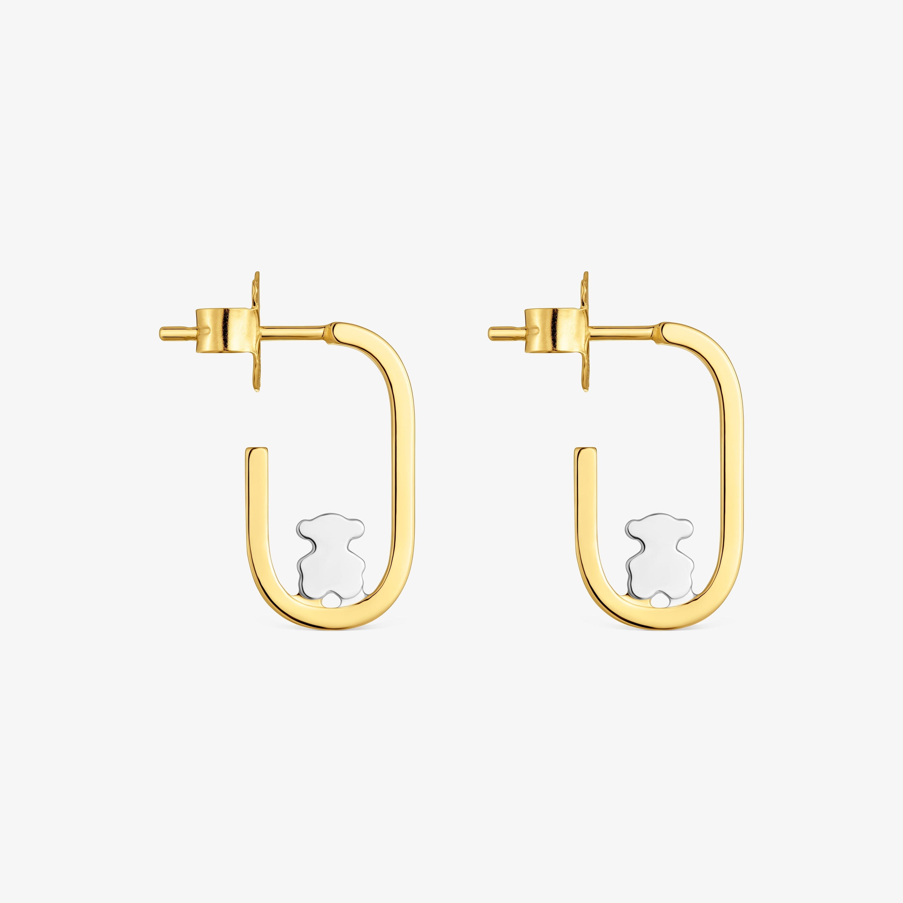 Two-tone Hoop earrings TOUS Camille