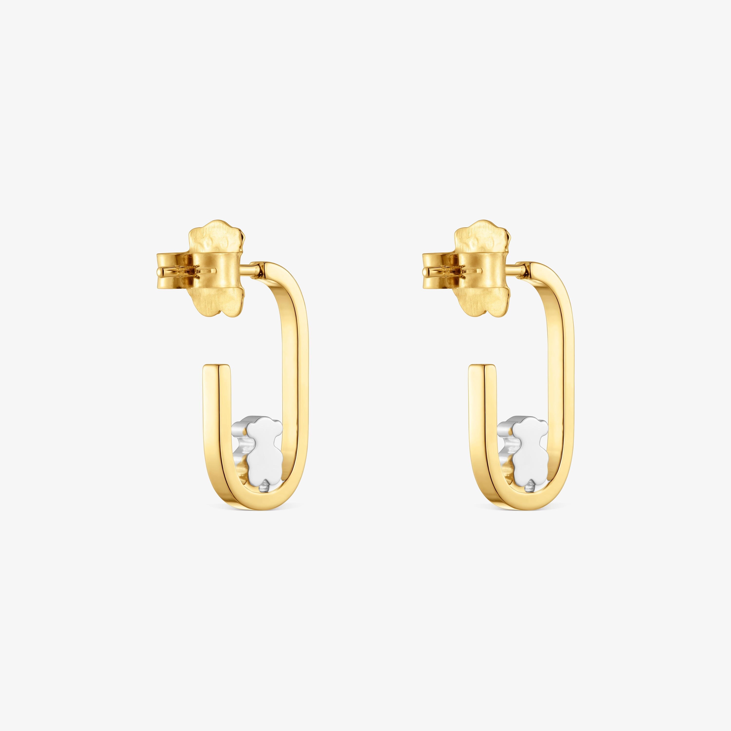 Two-tone Hoop earrings TOUS Camille
