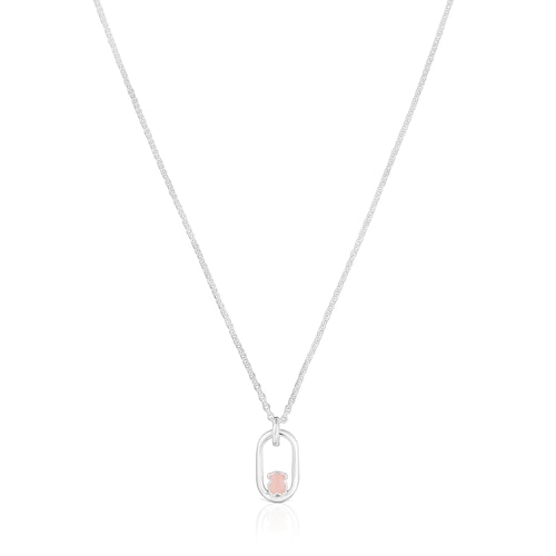 Colar de prata e quartzo Camille