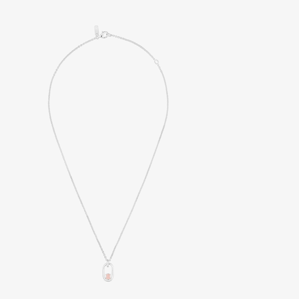 Collar de plata y cuarzo Camille