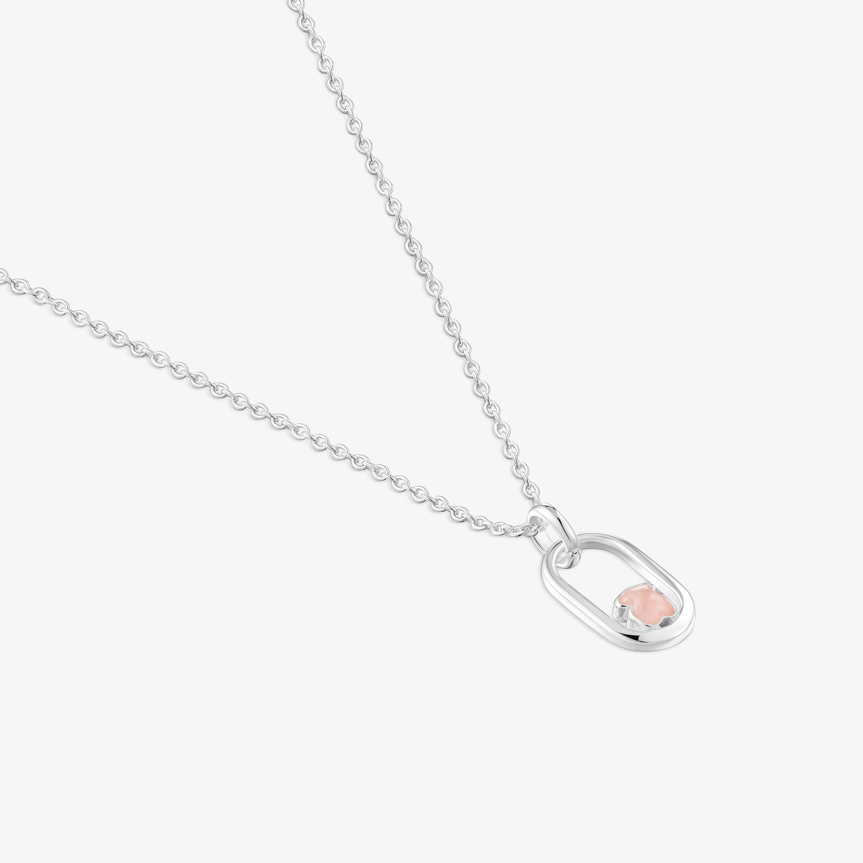 Silver and quartz Necklace TOUS Camille