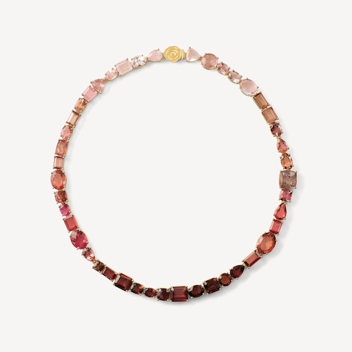 Gold necklace with tourmaline and morganite TOUS ATELIER