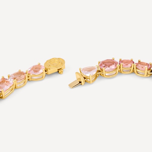 Gold necklace with tourmaline and morganite TOUS ATELIER