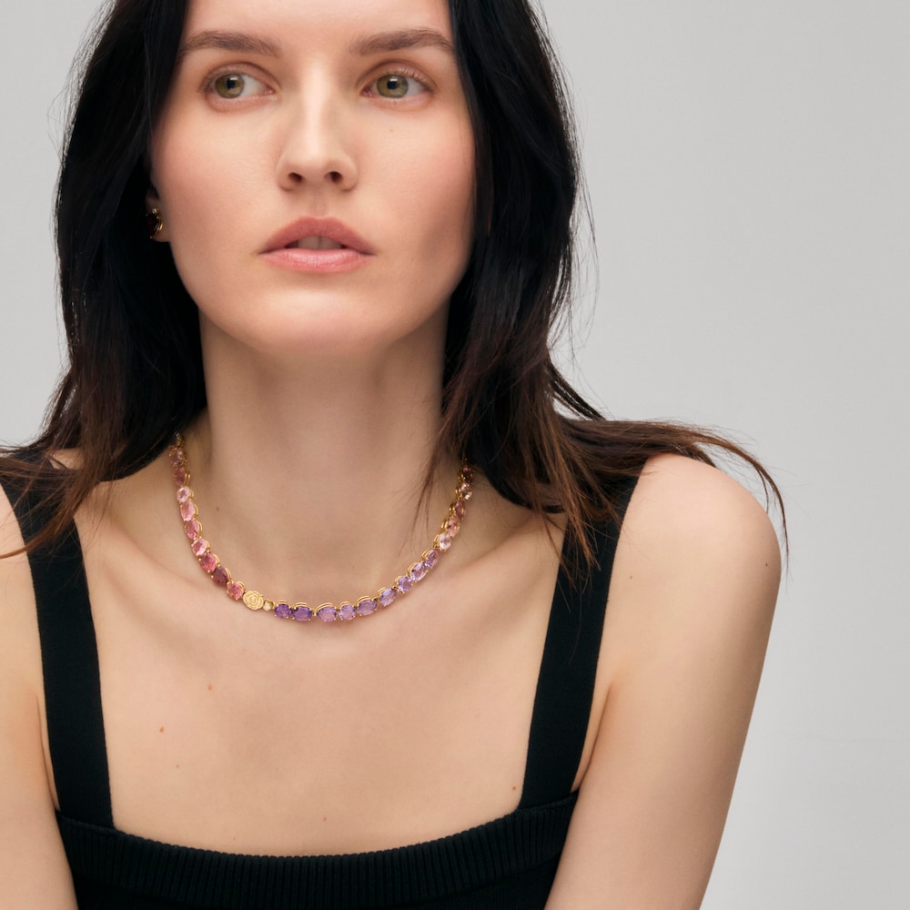 Collar de oro, turmalina y morganita TOUS ATELIER