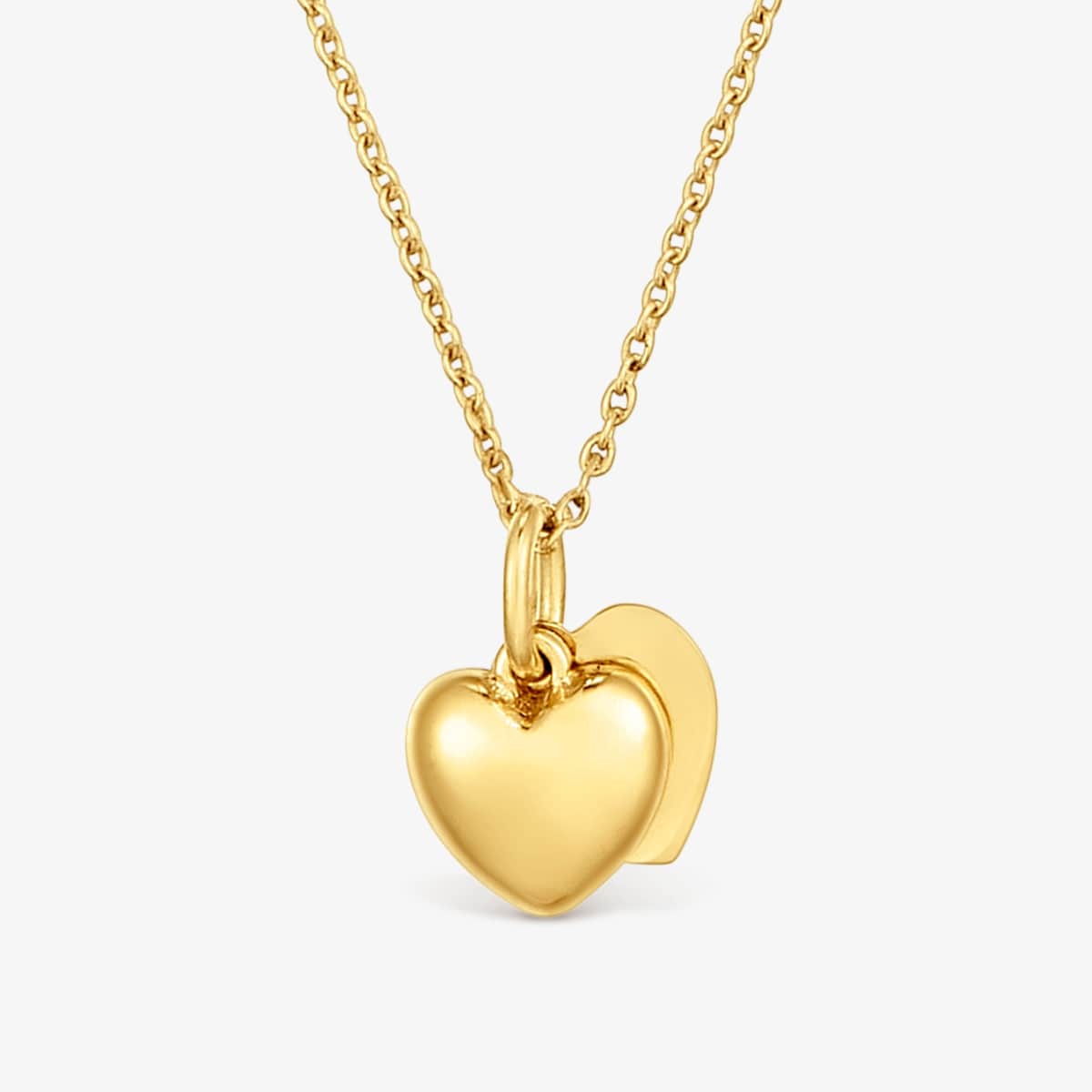 Tous - Collar De Oro 14 Kt Doble Corazón Tous Flechazo - Dorado