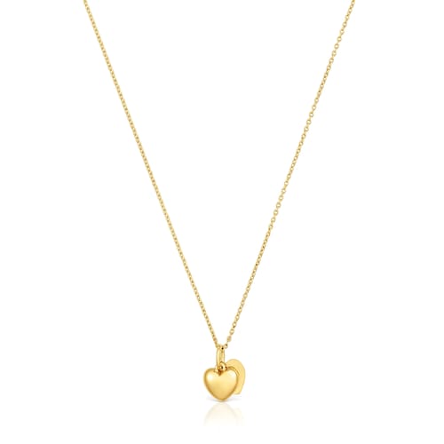 Collana con doppio cuore in oro 14&nbsp;kt TOUS Flechazo