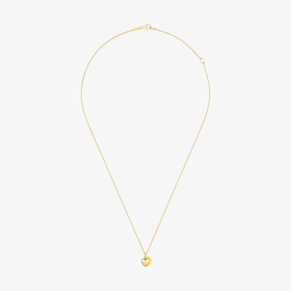 Naszyjnik z 14-karatowego złota z podw&oacute;jnym sercem TOUS Flechazo