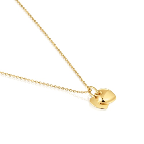 Collana con doppio cuore in oro 14&nbsp;kt TOUS Flechazo