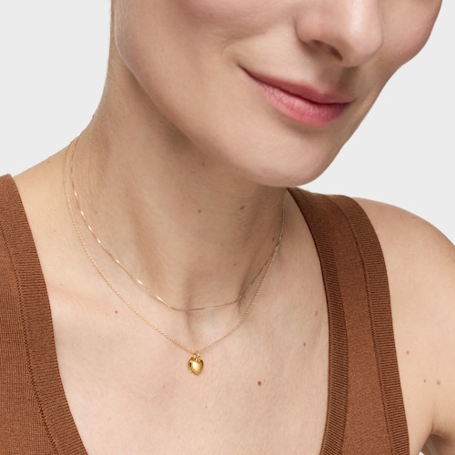 Collana con doppio cuore in oro 14&nbsp;kt TOUS Flechazo