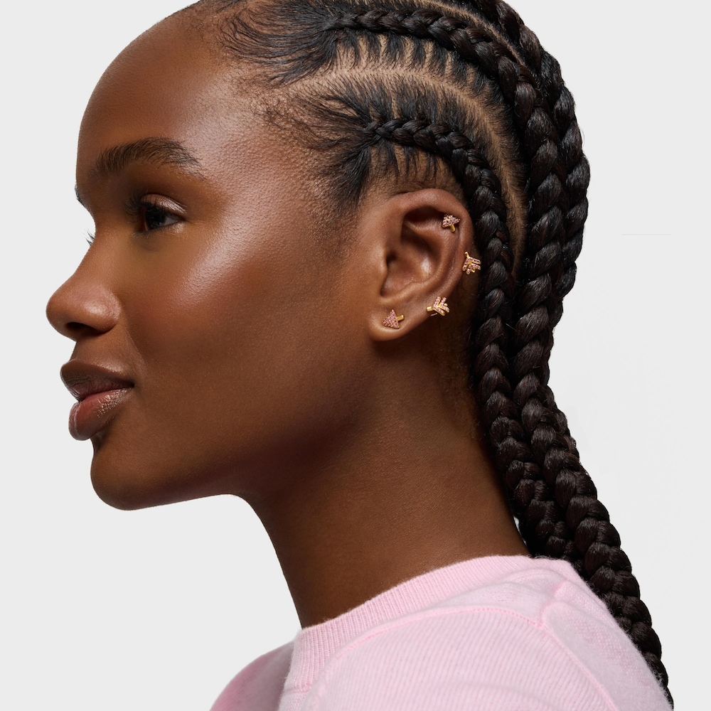 N&aacute;u&scaron;nice s&nbsp;18&nbsp;kt pozl&aacute;ten&iacute;m na striebre a&nbsp;rodolitmi TOUS Flechazo