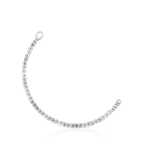 Pulseira corrente em a&ccedil;o com motivos urso TOUS Carrusel