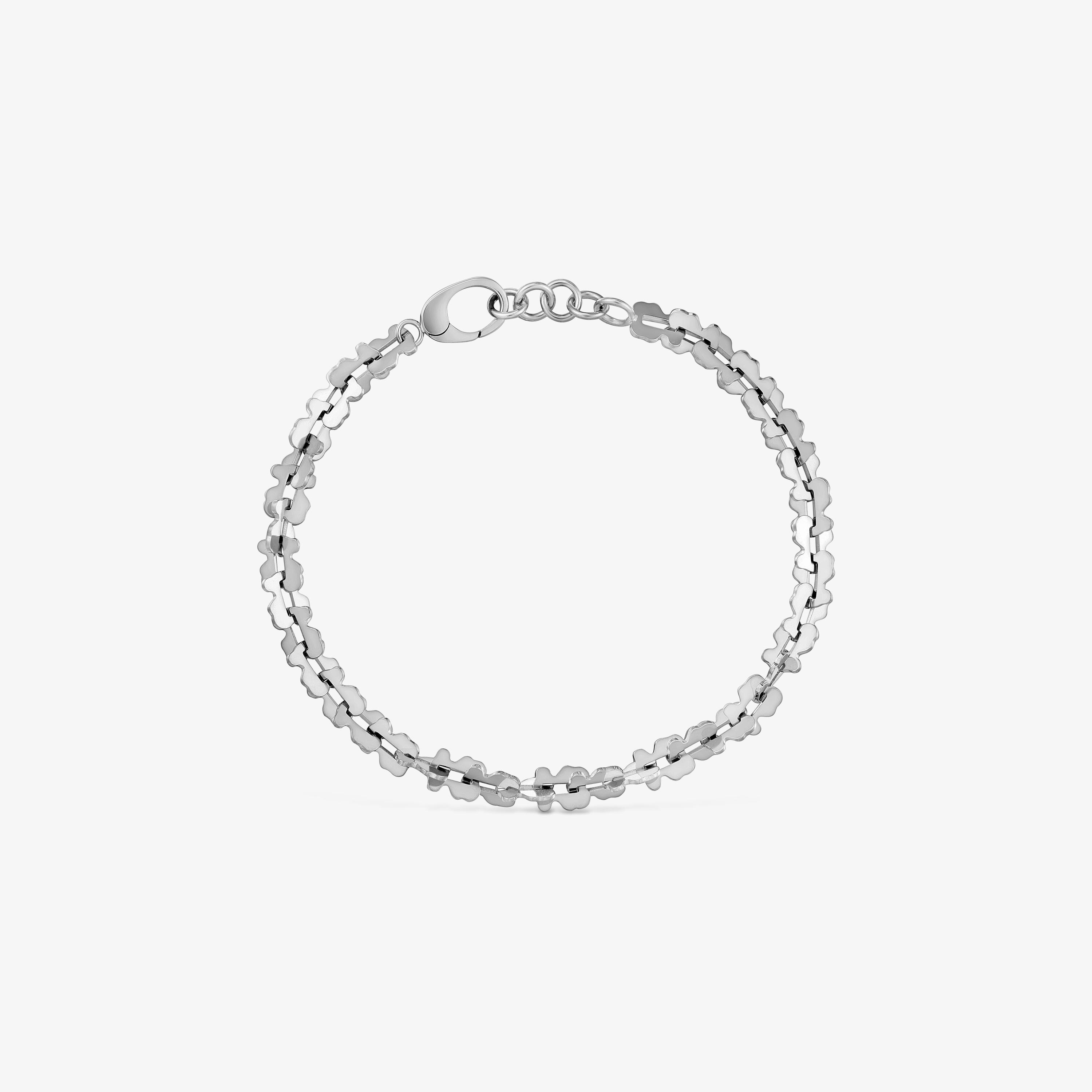 Steel Chain bracelet with bear motifs TOUS Carrusel