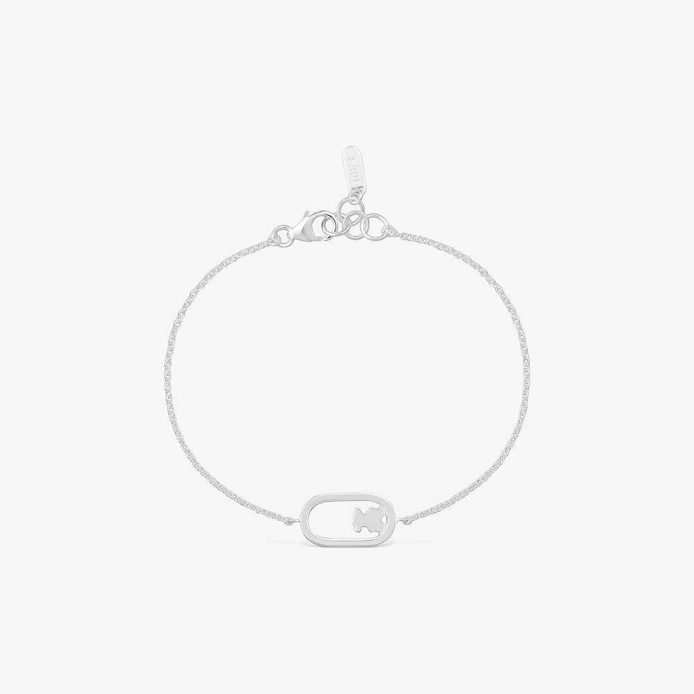 Stř&iacute;brn&yacute; řet&iacute;zkov&yacute; N&aacute;ramek TOUS Camille