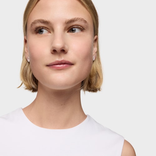 Brincos de prata e quartzo Camille