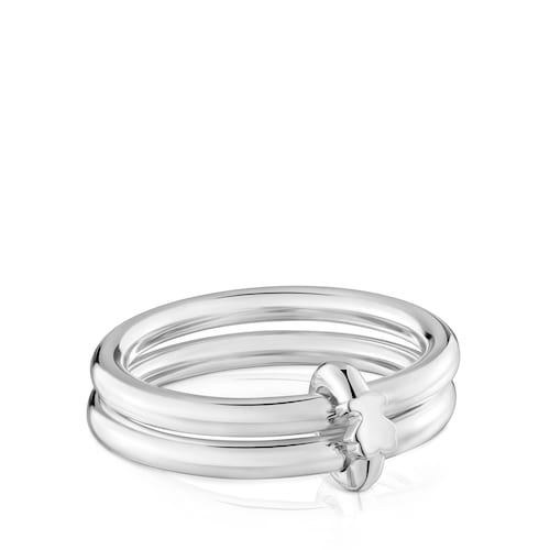 Doppel-Ring aus Silber TOUS Straight