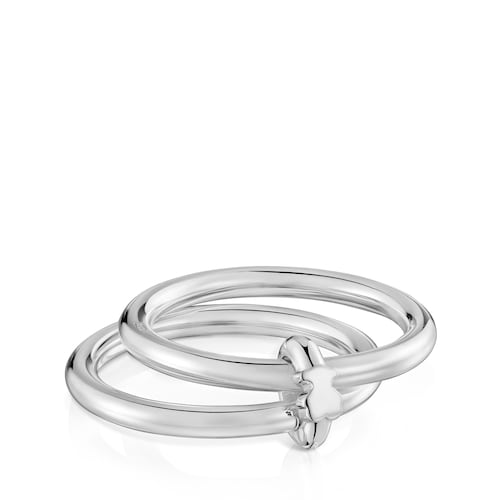 Doppel-Ring aus Silber TOUS Straight