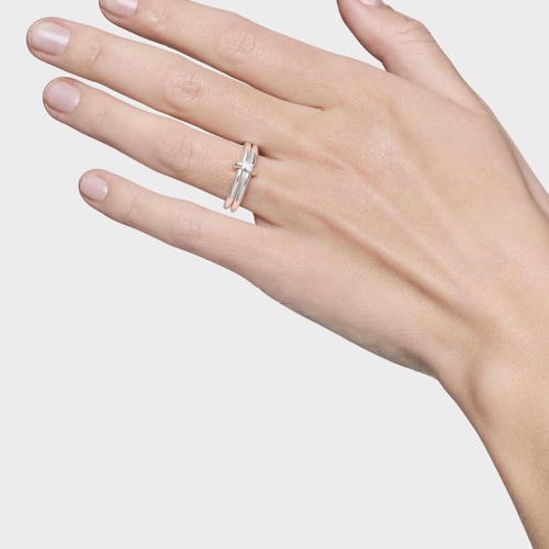 Doppel-Ring aus Silber TOUS Straight