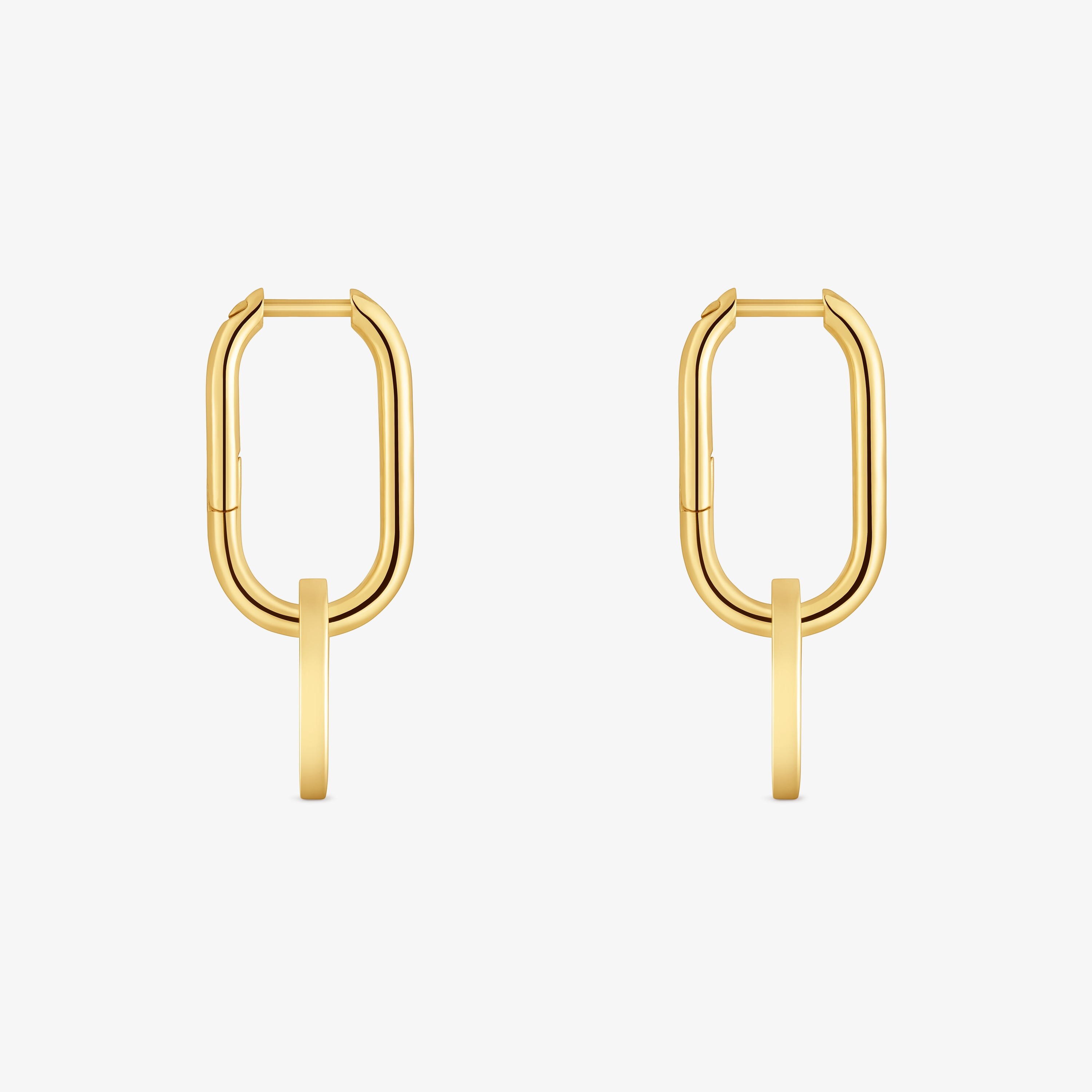 Hoop earrings with 18K gold vermeil and spinels TOUS Camille