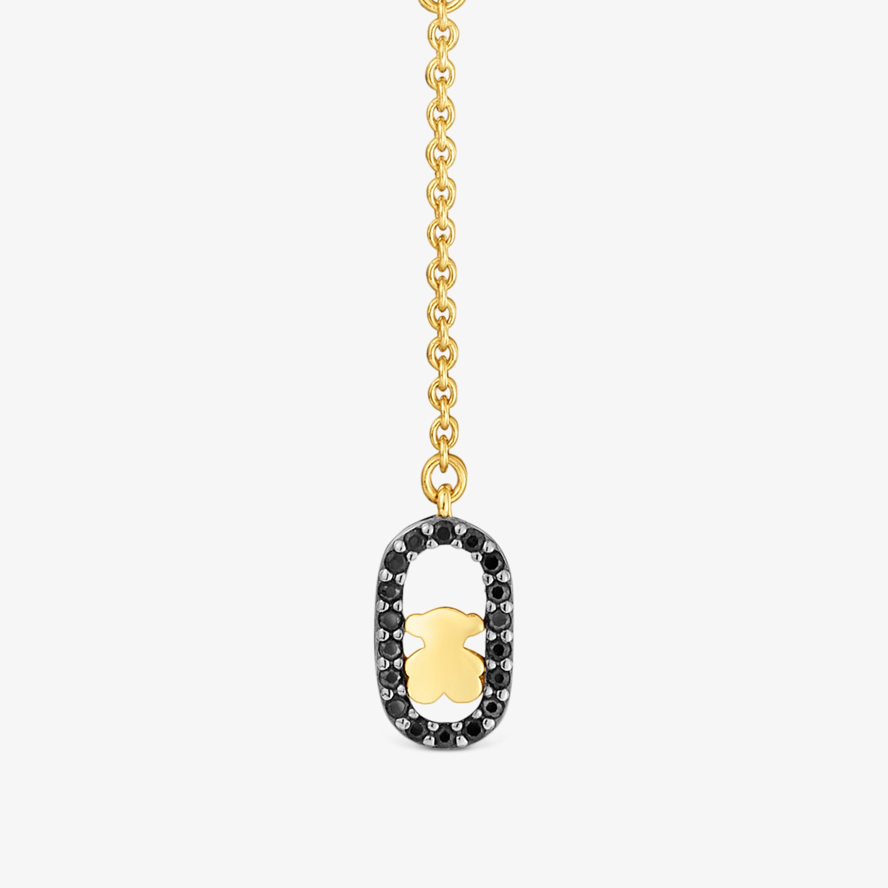 Necklace with 18K gold vermeil and spinels TOUS Camille