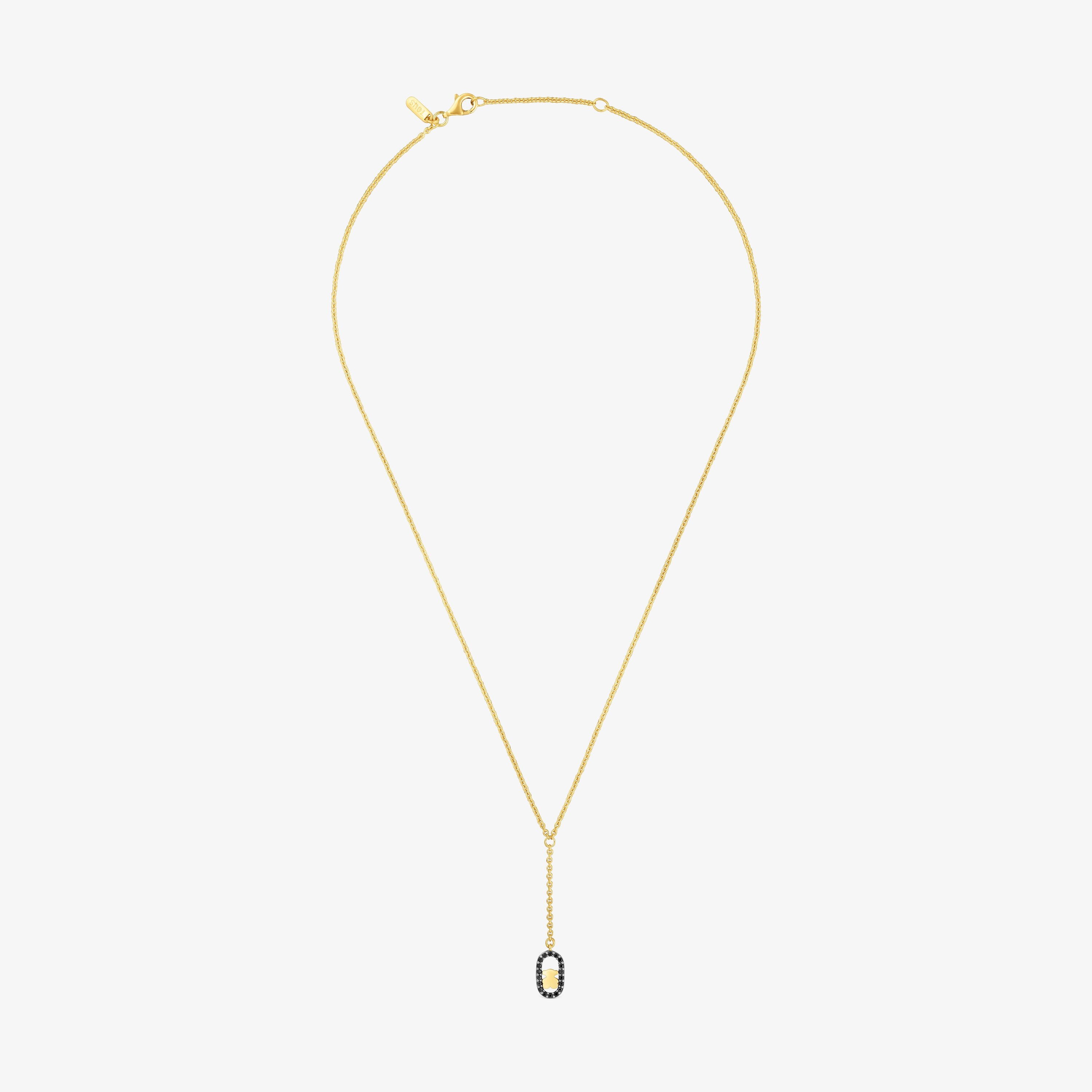 Necklace with 18K gold vermeil and spinels TOUS Camille